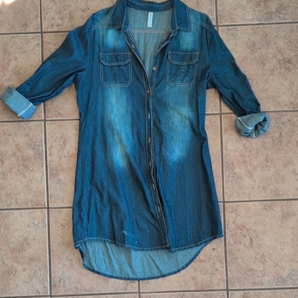 LeShop Large Denim Dress